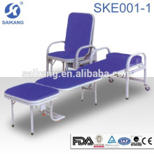 SKE001-1 Diseño moderno de alta calidad de usos múltiples Accompany Hospital plegable sofá cum Silla Cama